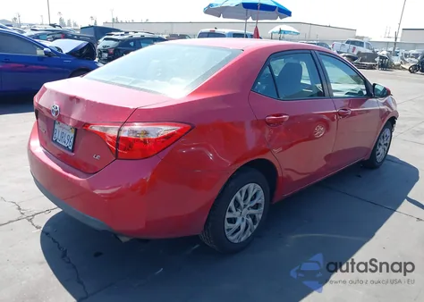2017 Toyota Corolla Le from USA, damaged, VIN 2T1BURHE3HC750012